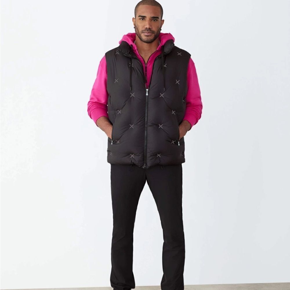 GSTQ Quilted Puffer Vest Black Size S NWT $798